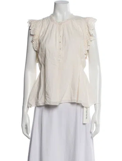 Pre-owned Apiece Apart Sleeveless Blouse In Yellow