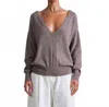 Apiece Apart Softest Silk Cashmere Sweater In Hazelnut In White