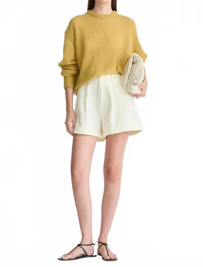 Apiece Apart Softest Tissue Weight Sweater In Amber In Brown
