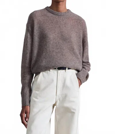 Apiece Apart Softest Tissue Weight Sweater In Hazelnut In Brown