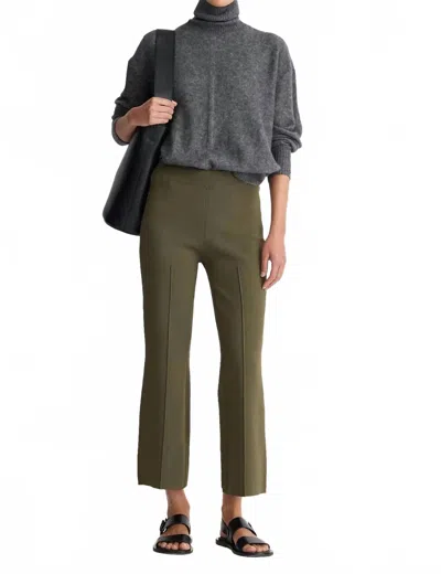 Apiece Apart Softest Tissue Weight Turtleneck Top In Charcoal In Multi