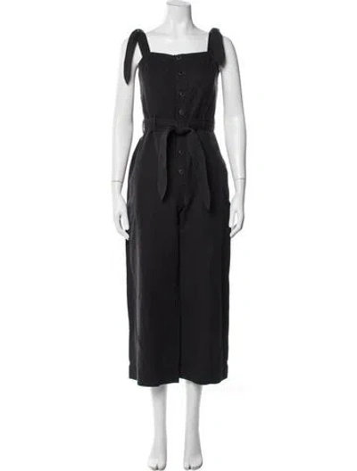 Pre-owned Apiece Apart Square Neckline Jumpsuit In Blue