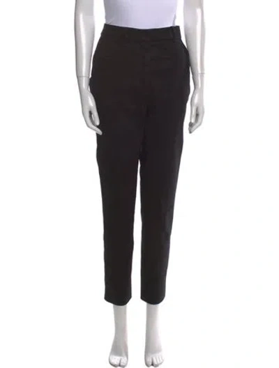Pre-owned Apiece Apart Straight Leg Pants In Black