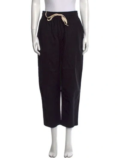 Pre-owned Apiece Apart Straight Leg Pants In Black