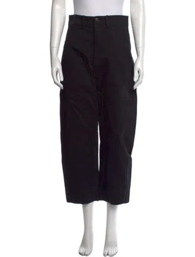 Pre-owned Apiece Apart Straight Leg Pants In Black