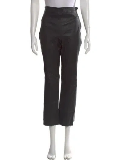 Pre-owned Apiece Apart Straight Leg Pants In Black