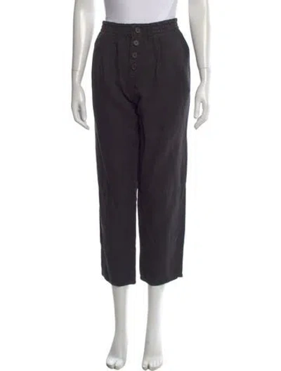 Pre-owned Apiece Apart Straight Leg Pants In Black
