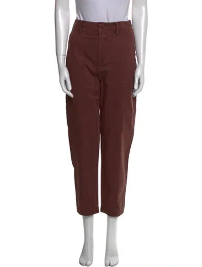 Pre-owned Apiece Apart Straight Leg Pants In Brown