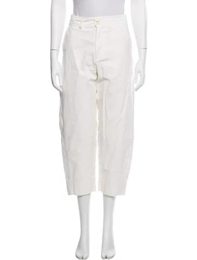 Pre-owned Apiece Apart Straight Leg Pants In Gray