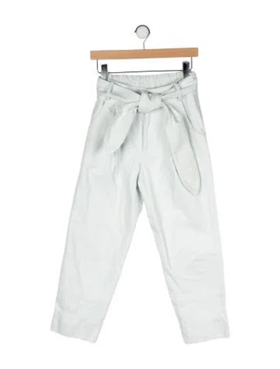 Pre-owned Apiece Apart Straight Leg Pants In Green