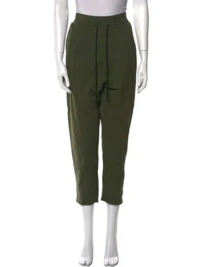 Pre-owned Apiece Apart Straight Leg Pants In Green