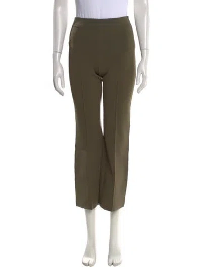 Pre-owned Apiece Apart Straight Leg Pants In Green