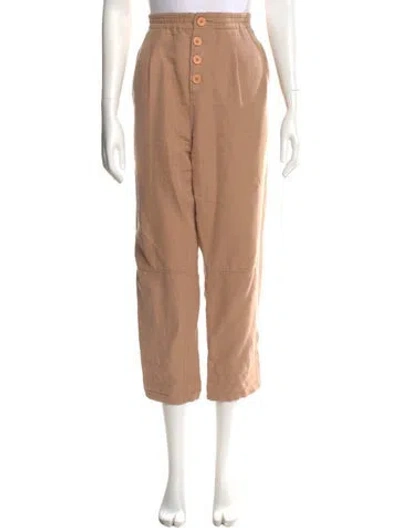 Pre-owned Apiece Apart Straight Leg Pants In Neutral
