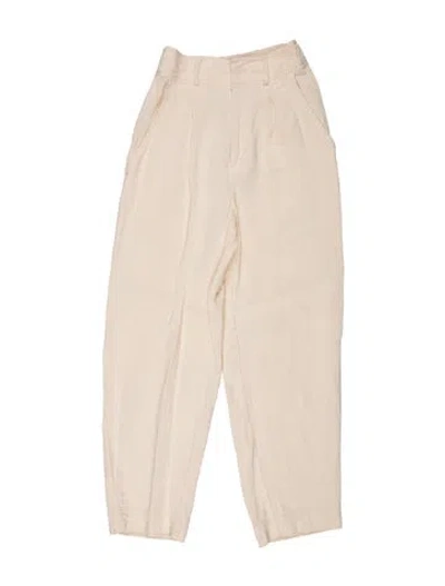 Pre-owned Apiece Apart Straight Leg Pants In Neutrals