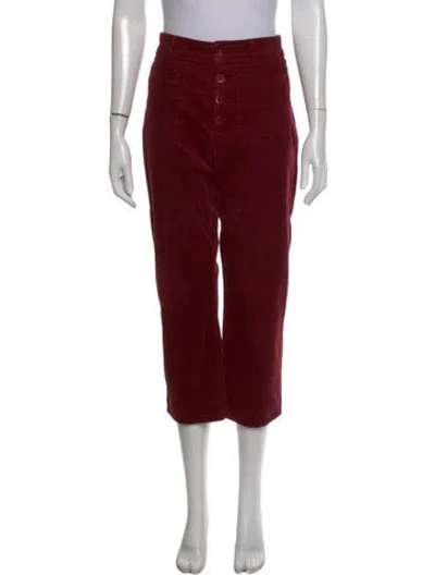 Pre-owned Apiece Apart Straight Leg Pants In Red