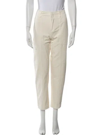 Pre-owned Apiece Apart Straight Leg Pants In White