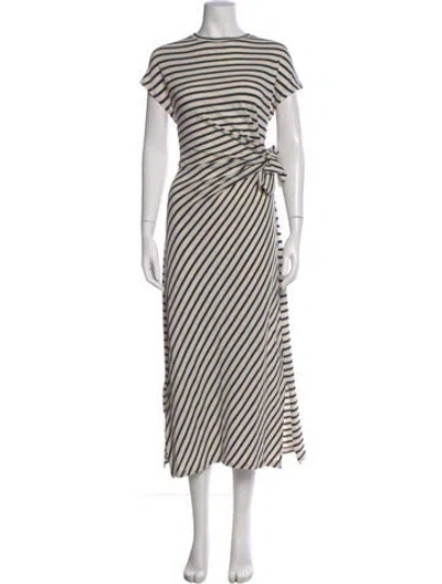 Pre-owned Apiece Apart Striped Long Dress