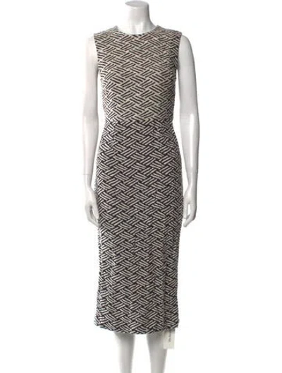 Pre-owned Apiece Apart Striped Midi Length Dress