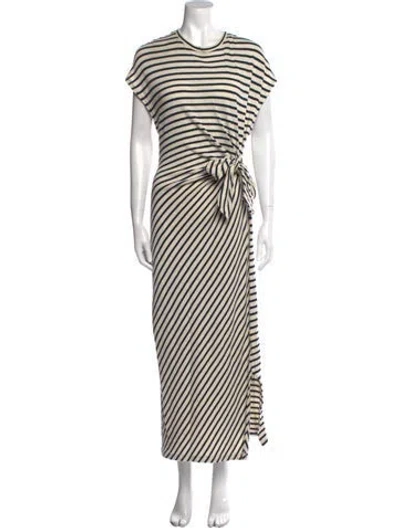 Pre-owned Apiece Apart Striped Midi Length Dress