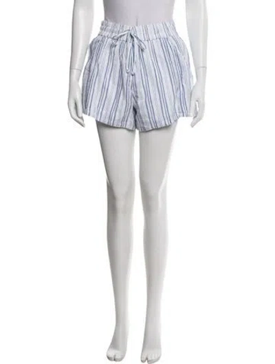 Pre-owned Apiece Apart Striped Mini Shorts In Multi