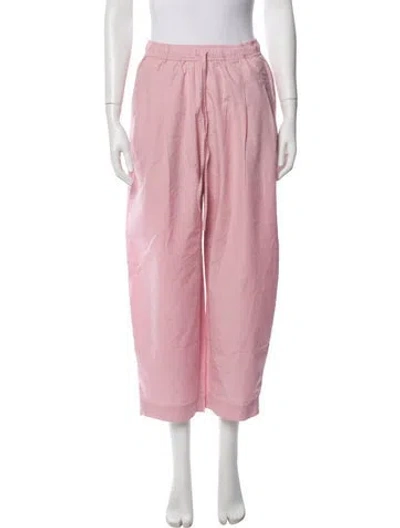 Pre-owned Apiece Apart Striped Pajamas In Pink