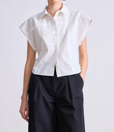 Apiece Apart Toni Top In Cream