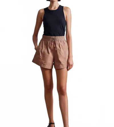 Apiece Apart Trail Short In Deep Khaki In Multi