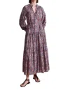 Apiece Apart Trinidad Floral Print Maxi Dress In Multi