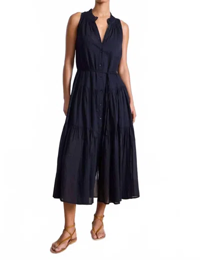 Apiece Apart Trinidad Tank Dress In Black In Blue