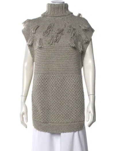 Pre-owned Apiece Apart Turtleneck Sweater In Gray