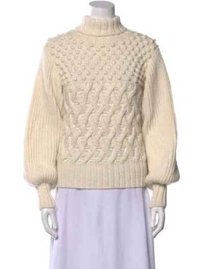 Pre-owned Apiece Apart Turtleneck Sweater In Neutral