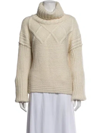 Pre-owned Apiece Apart Turtleneck Sweater W/ Tags In Neutrals