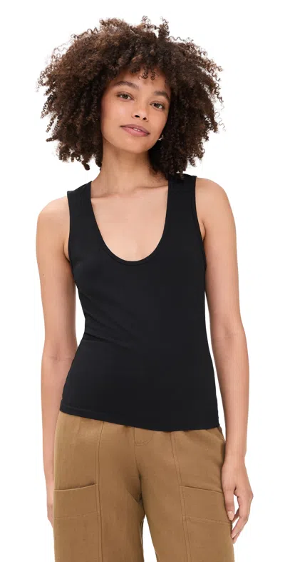 Apiece Apart Uri Low-cut Tank Top Black