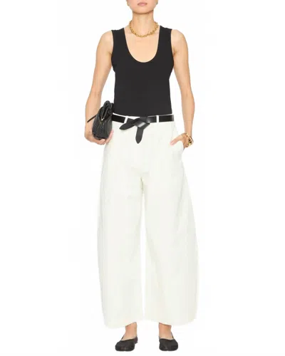 Apiece Apart Uri Low-cut Tank Top In Black