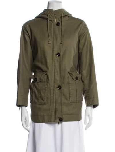 Pre-owned Apiece Apart Utility Jacket In Green