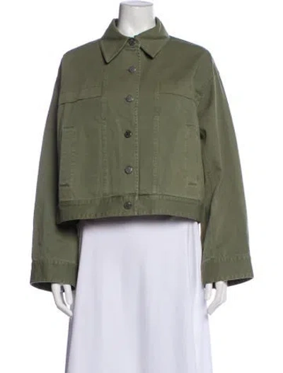 Pre-owned Apiece Apart Utility Jacket In Green