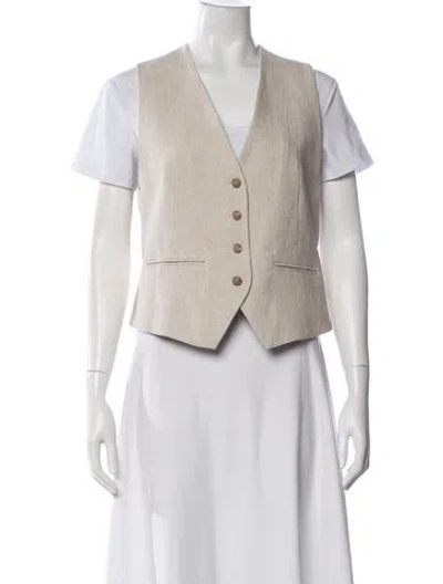 Pre-owned Apiece Apart Vest In Neutral