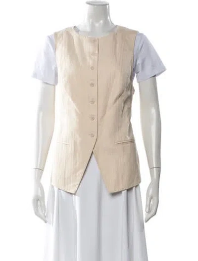Pre-owned Apiece Apart Vest W/ Tags In Neutral