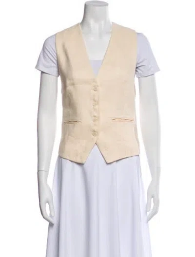 Pre-owned Apiece Apart Vest In White