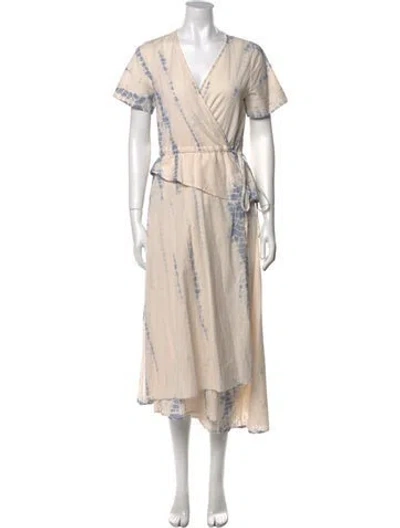 Pre-owned Apiece Apart V-neck Long Dress