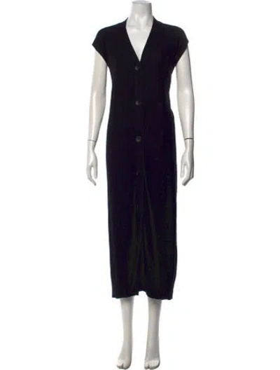Pre-owned Apiece Apart V-neck Sweater In Black