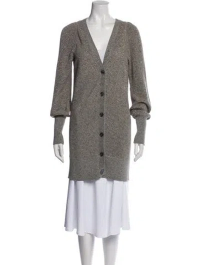 Pre-owned Apiece Apart V-neck Sweater In Gray