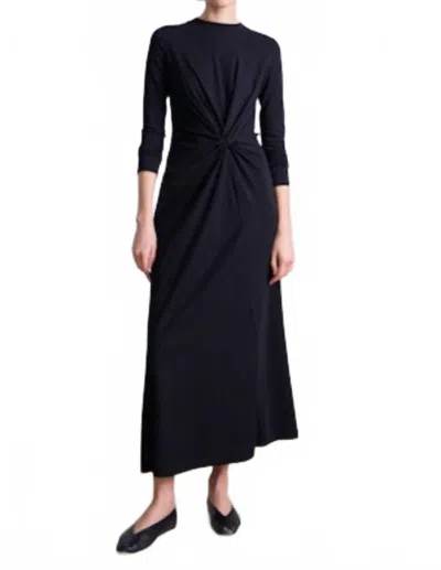 Apiece Apart Volta Long Sleeve Dress In Black