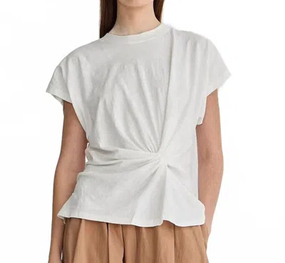 Apiece Apart Volta Twist Top In Cream In White