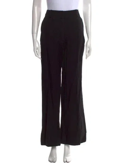 Pre-owned Apiece Apart Wide Leg Pants In Black