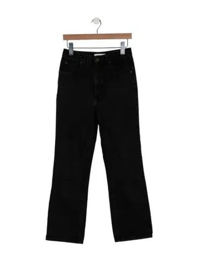 Pre-owned Apiece Apart Wide Leg Pants In Black