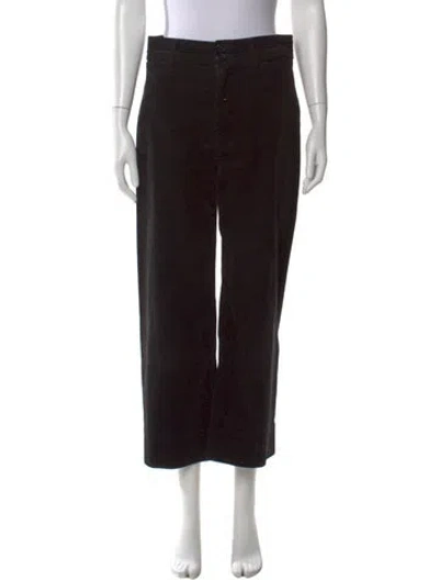 Pre-owned Apiece Apart Wide Leg Pants In Black