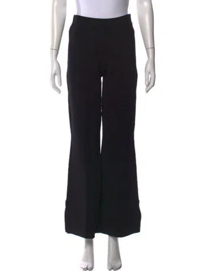 Pre-owned Apiece Apart Wide Leg Pants In Black