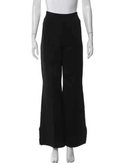 Pre-owned Apiece Apart Wide Leg Pants In Black