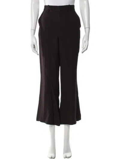 Pre-owned Apiece Apart Wide Leg Pants In Black